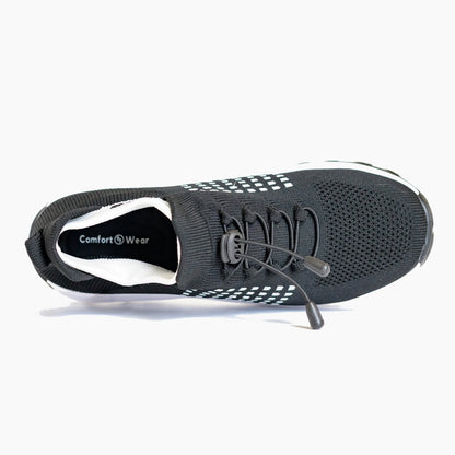 Ortho Stretch Cushion Shoes - White Blue